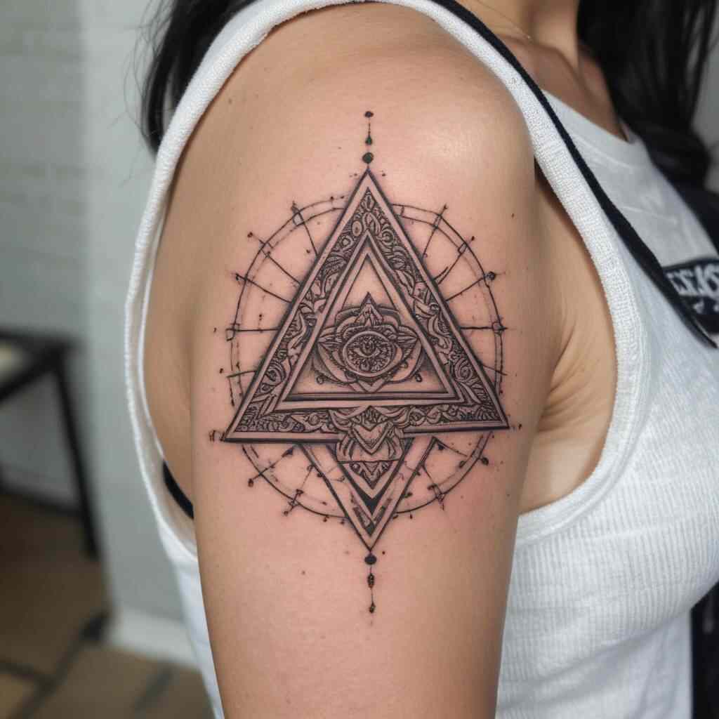 43 Immortal Ideas Of Meaningful Pyramid Tattoos That Have The World Of Art In A Chokehold! 20 Mandala Pyramid tattoo